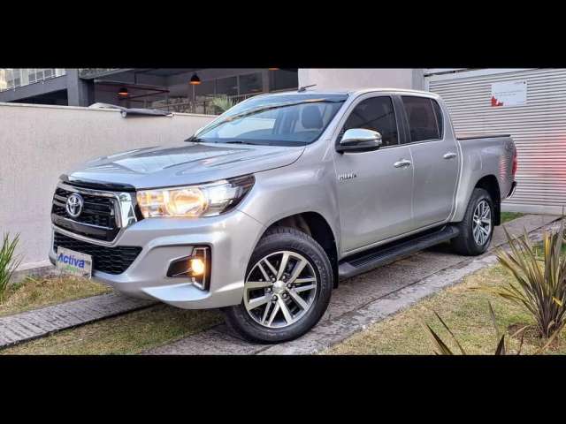 Toyota Hilux 2.8 SRV 4X4 CD 16V DIESEL 4P AUTOMÁTICO  2018/2019 - Prata - 2018/2019