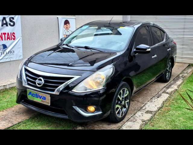 Nissan Versa 1.6 16V FLEX SL 4P XTRONIC  2017/2017 - Preta - 2017/2017