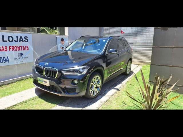 BMW X1 BMW - X1 2.0 16V TURBO ACTIVEFLEX SDRIVE20I 4P AUTOMÁTICO  2018/2018 - Preta - 2018/2018