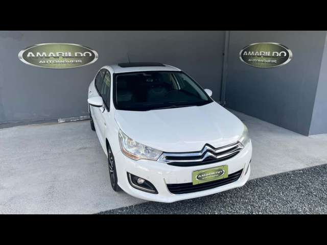 Citroën C4 LOUNGE Exclusive 1.6 Turbo Flex Aut. - Branca - 2015/2015