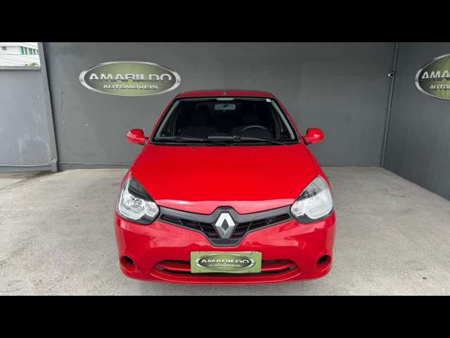 Renault Clio RN/Alizé/Expr./1.0 Hi-Power 16V 5p  - Vermelha - 2016/2016