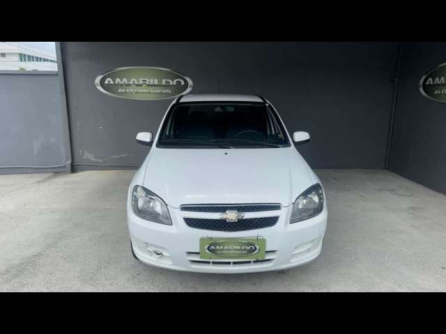 Chevrolet Celta Spirit/ LT 1.0 MPFI 8V FlexP. 5p  - Branca - 2013/2014