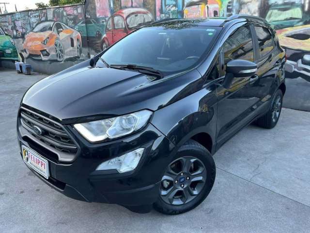 Ford EcoSport FREESTYLE 1.5 12V Flex 5p Mec.  - Preta - 2018/2019