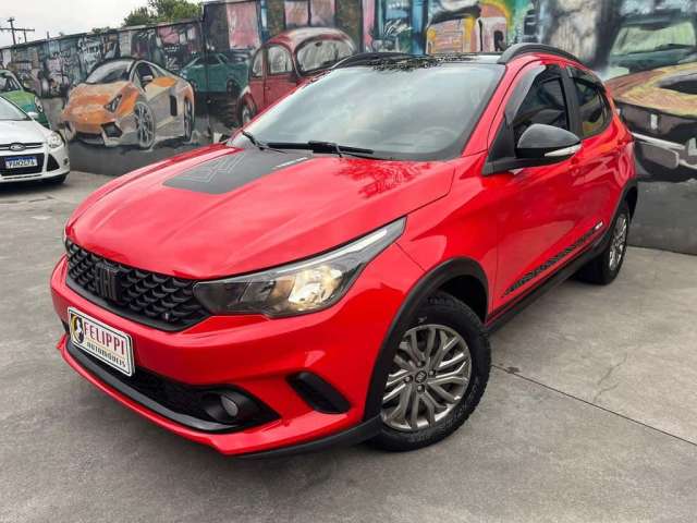 Fiat Argo TREKKING 1.3 8V Flex  - Vermelha - 2021/2022