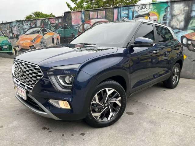 Hyundai Creta Platinum 1.0 TB 12V Flex Aut.  - Azul - 2022/2023