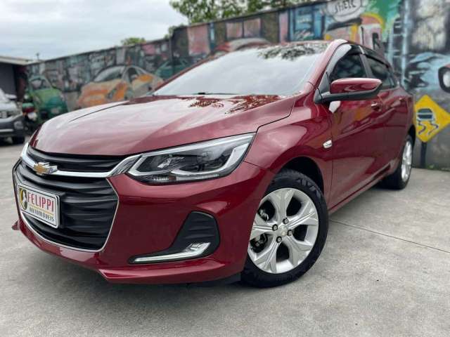 Chevrolet Onix HATCH PREM. 1.0 12V TB Flex 5p Aut. - Vermelha - 2021/2021