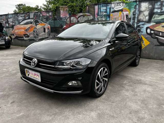 Volkswagen Virtus Highline 200 TSI 1.0 Flex 12V Aut  - Preta - 2021/2022