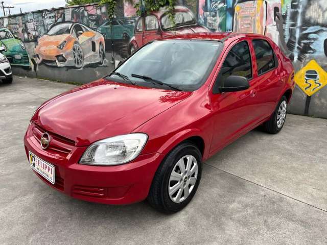 Chevrolet Prisma  Sed. Maxx/ LT 1.4 8V ECONOF. 4p  - Vermelha - 2008/2008