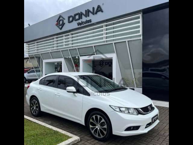 Honda Civic LXR - Branca - 2014/2015