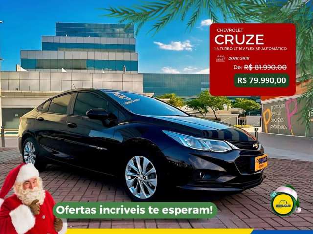 Chevrolet Cruze 2018 1.4 turbo lt 16v flex 4p automático