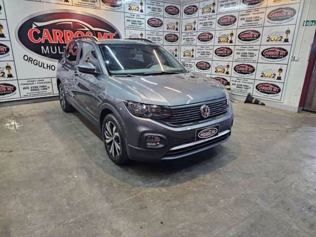 VOLKSWAGEN T-CROSS 1.0 200 TSI TOTAL  FLEX AUTOMÁTICO 2021 COMPLETO 