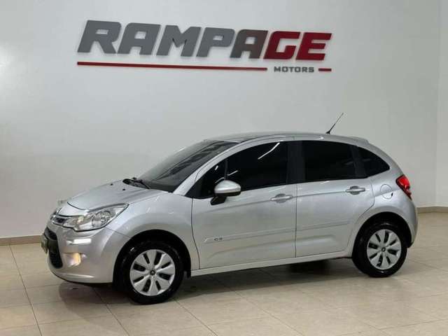 CITROEN C3 1.5 ORIGINE 8V FLEX 4P MANUAL 2014 BAIXA KM!