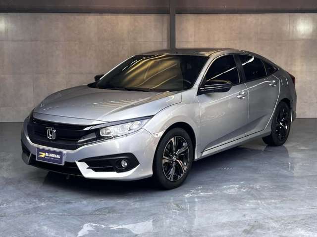 Honda Civic / SPORT CVT - Prata - 2019/2019