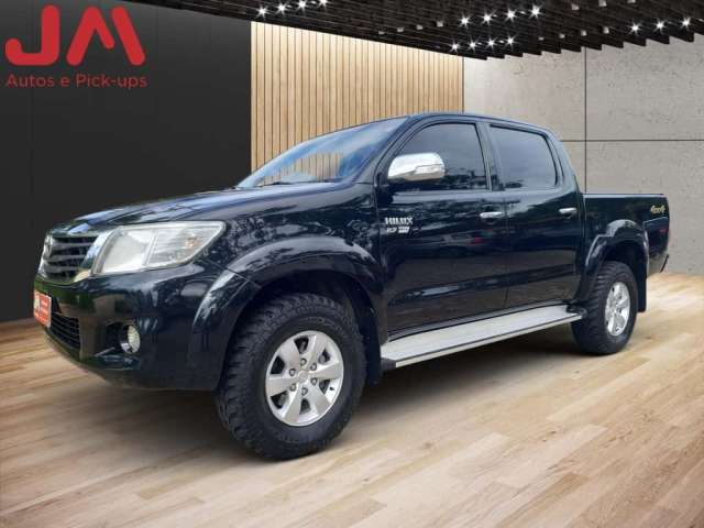 Toyota Hilux CD SRV 4X4 2.7 Flex 16V Aut. - Preta - 2012/2013