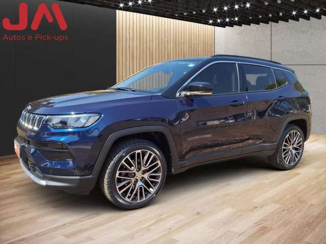 Jeep Compass LIMITED T270 1.3 TB 4x2 Flex Aut - Azul - 2023/2023