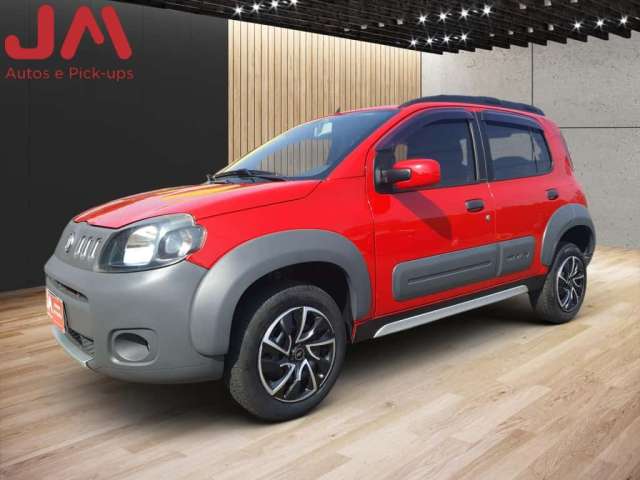 Fiat Uno Mille WAY ECONOMY 1.0 F.Flex 4p  - Vermelha - 2011/2012