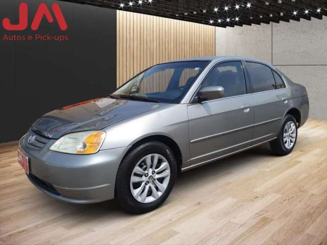 Honda Civic Sedan LX 1.7 16V 115cv Mec. 4p - Cinza - 2002/2003