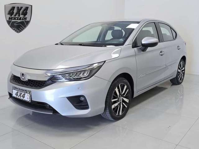 Honda City Hatchback Touring 1.5 Flex 16V Aut - Prata - 2022/2023