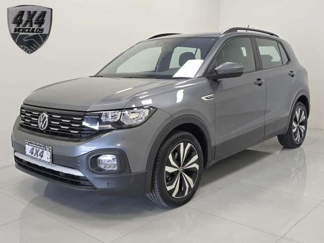 Volkswagen T-Cross CONFORTLINE TSI - Cinza - 2021/2022