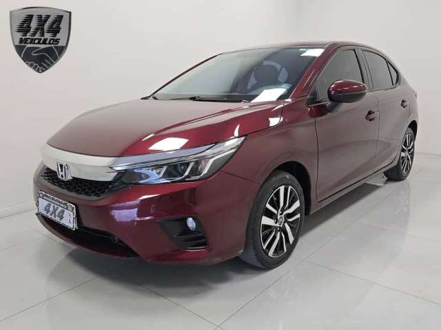 Honda City Hatchback EXL 1.5 Flex 16V Aut.  - Vermelha - 2022/2022