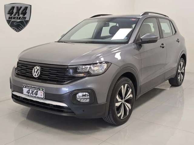 Volkswagen T-Cross 200 TSI 1.0  Flex 12V 5p Aut. - Cinza - 2021/2021