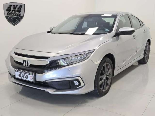 Honda Civic Sedan EXL 2.0 Flex 16V Aut.4p  - Prata - 2021/2021