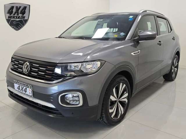 Volkswagen T-Cross Hig. 250 TSI 1.4 Flex 16V 5p Aut  - Cinza - 2022/2023