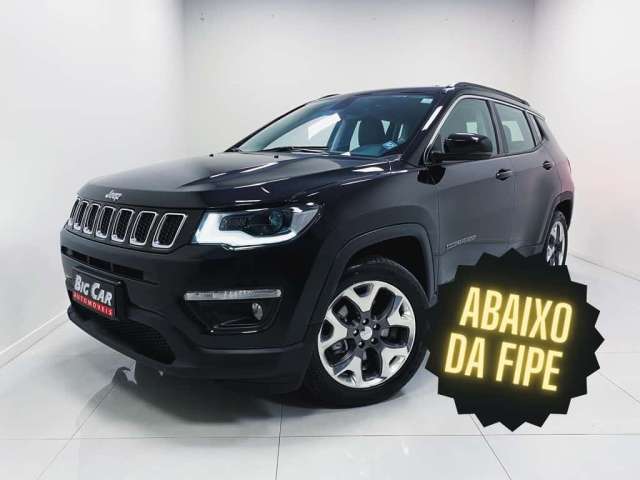 Jeep Compass LONGITUDE 2.0 4x2 Flex 16V Aut.  - Preta - 2019/2019