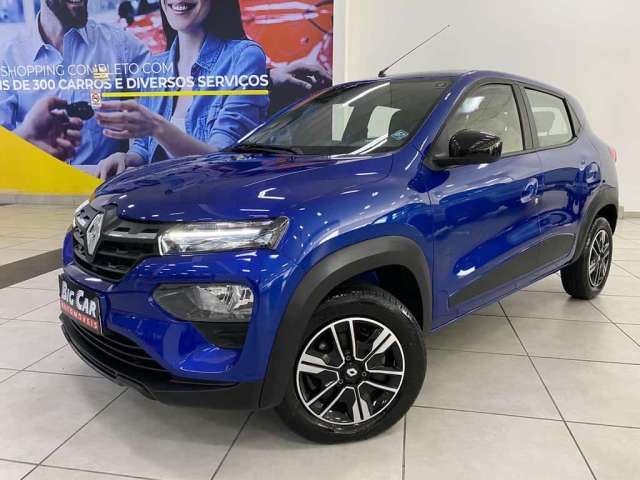 Renault Kwid Intense 1.0 Flex 12V Mec. - Azul - 2023/2024