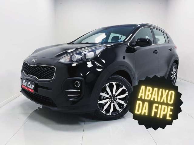 Kia Sportage LX 2.0 16V Flex  Aut. - Preta - 2018/2019