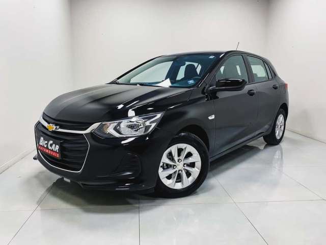 Chevrolet Onix HATCH LT 1.0 12V Flex  Mec.  - Preta - 2022/2023