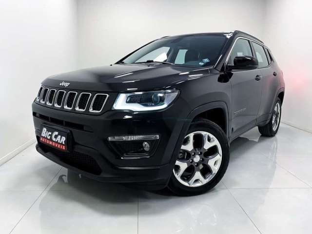 Jeep Compass LONGITUDE 2.0 4x2 Flex 16V Aut.  - Preta - 2020/2020