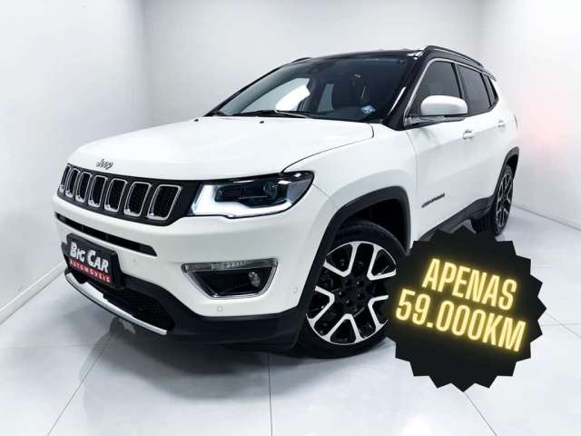 Jeep Compass LIMITED 2.0 4x2 Flex 16V Aut.  - Branca - 2018/2018