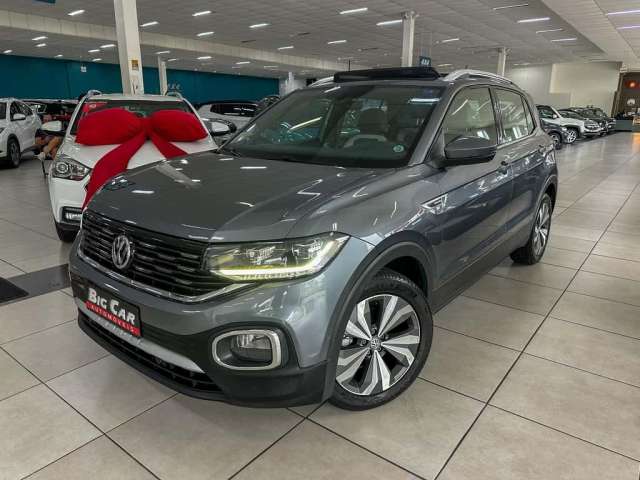 Volkswagen T-Cross Highline 250 TSI 1.4 Flex 16V Aut. - Cinza - 2019/2020