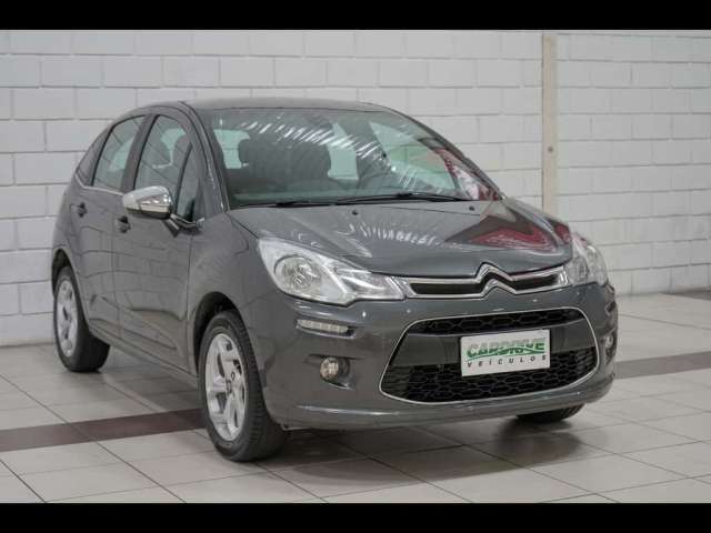 Citroën C3 1.6 Excl. VTi Flex Start 16V  - Cinza - 2017/2018