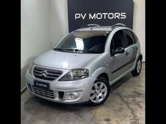 Citroën C3 GLX 1.4/ GLX Sonora 1.4 Flex 8V 5p  - Prata - 2012/2012