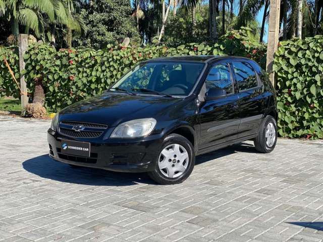 Chevrolet Celta Spirit/ LT 1.0 MPFI 8V FlexP. 5p - Preta - 2012/2013