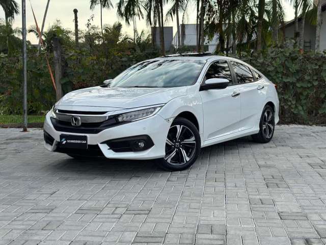 Honda Civic Sedan TOURING 1.5 Turbo 16V Aut.4p - Branca - 2017/2017