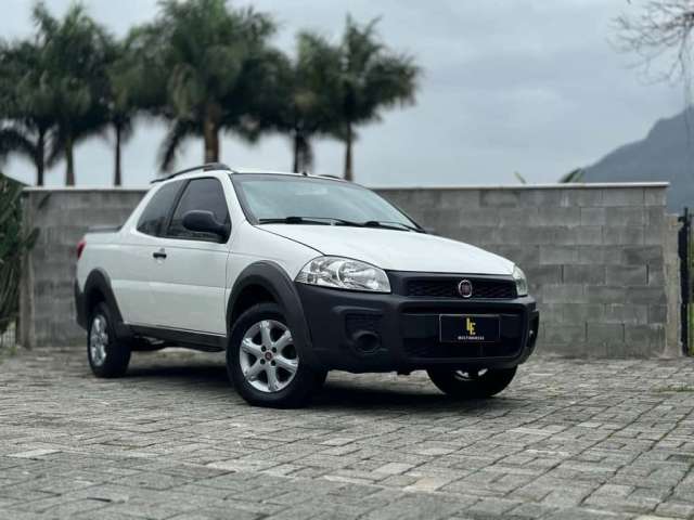 Fiat Strada Working 1.4 mpi Fire Flex 8V CD  - Branca - 2014/2015