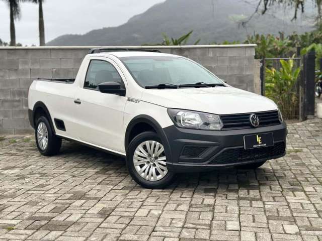 Volkswagen Saveiro Robust 1.6 Total Flex 8V  - Branca - 2019/2020