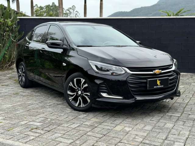 Chevrolet Onix SED. Plus PREM. 1.0 12V TB Flex Aut  - Preta - 2022/2023