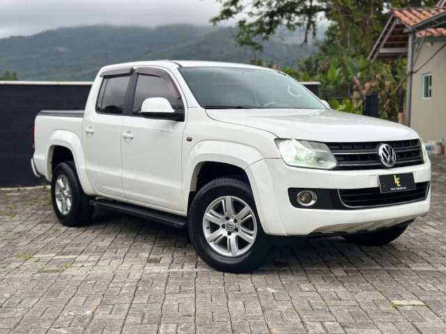 Volkswagen Amarok Trendline CD 2.0 TDI 4X4 Dies Aut  - Branca - 2012/2013