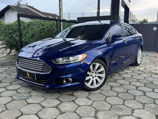 Ford Fusion Titanium 2.0 145cv Aut. (Híbrido)  - Azul - 2014/2014