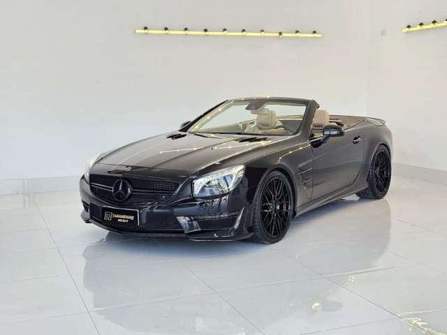 Mercedes-Benz SL 63 AMG 5.5 Bi-Turbo V8 Aut.  - Preta - 2012/2013