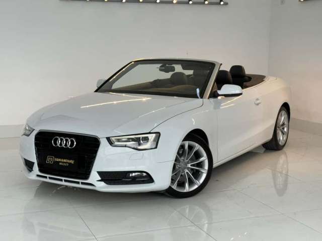 Audi A5 Cabriolet 2.0 TFSI Quattro Stronic  - Branca - 2013/2014