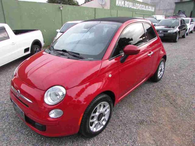 fiat 500 cabrio 1.4 flex 2014 impecavel 70mkm