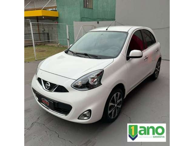 Nissan March SL 1.6  - Branca - 2016/2017