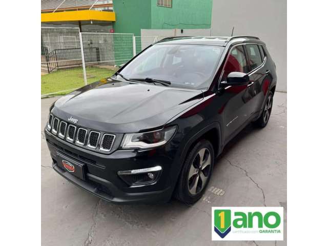 Jeep Compass LONGITUDE 2.0 Flex Aut. 2018 - Preta - 2018/2018