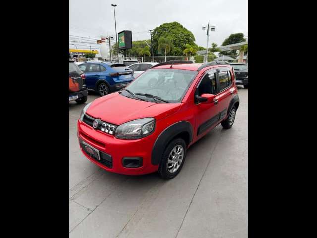 Fiat Uno WAY 1.0 - Vermelha - 2014/2015