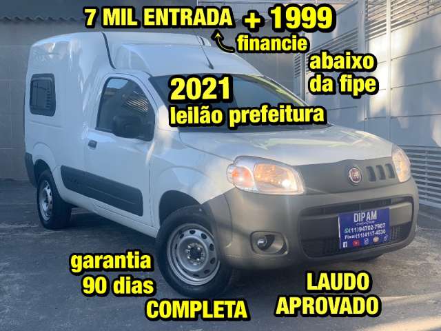 Fiat Fiorino 2021 branca branco completo completa 